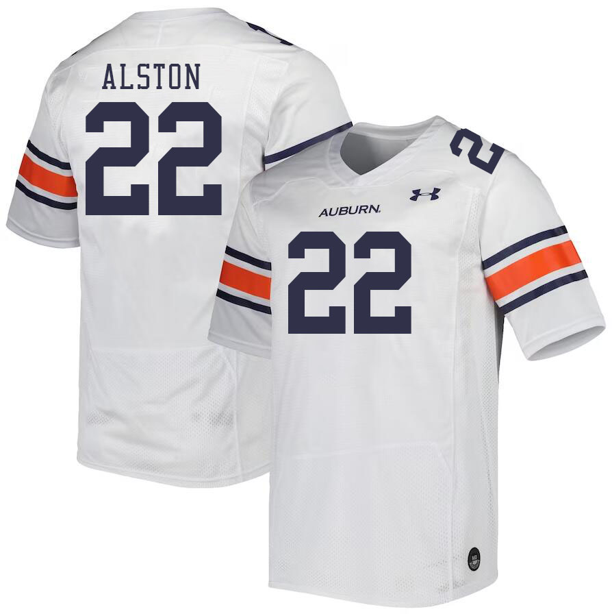 Men's Auburn Tigers #22 Damari Alston White 2023 College Stitched Football Jersey